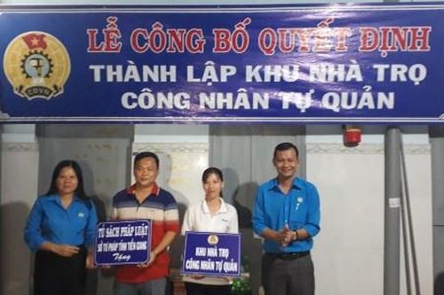 Mô hình Khu nhà trọ công nhân tự quản giúp người lao động ổn định cuộc sống