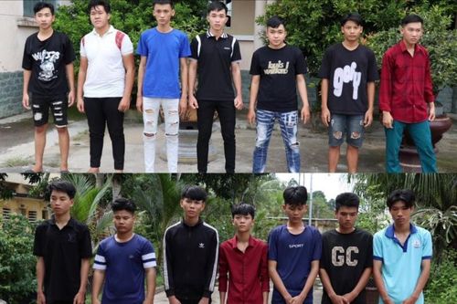 Tạm giữ 14 đối tượng chém Công an xã ở Vĩnh Long