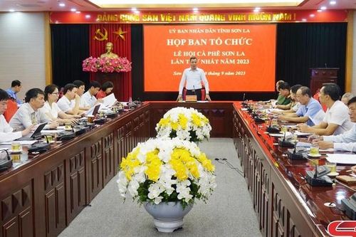 Họp Ban Tổ chức Lễ hội Cà phê Sơn La lần thứ nhất năm 2023