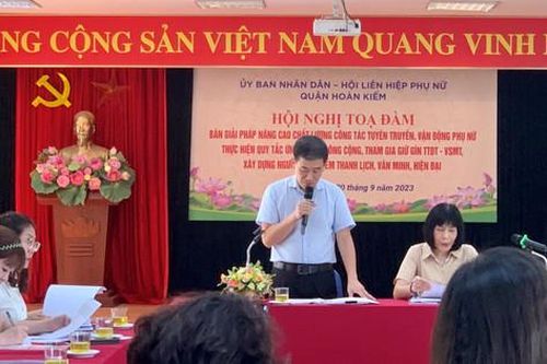 Lan tỏa hành động đẹp, xây dựng người Hoàn Kiếm thanh lịch, văn minh
