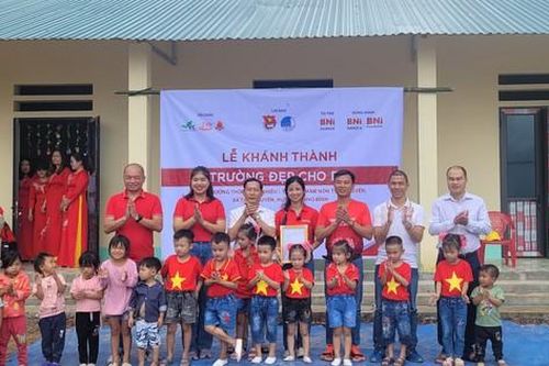 Niềm vui từ điểm trường mới nơi vùng cao Hà Giang