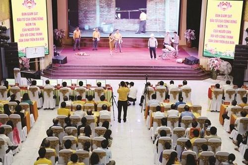 Hơn 500 'diễn viên' tham gia Hội thi 'Ban giám sát đầu tư của cộng đồng giỏi'