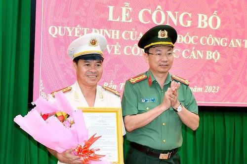 Điều động, bổ nhiệm nhân sự Công an 3 tỉnh, thành phố