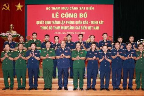 Thành lập đơn vị mới thuộc Bộ Tham mưu Cảnh sát biển