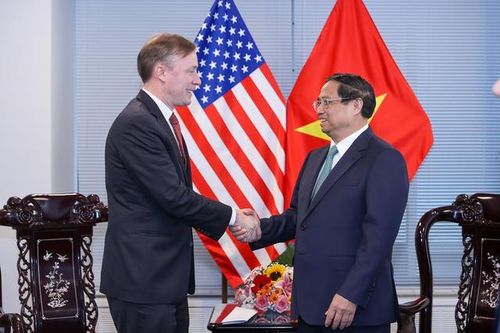 Thủ tướng Phạm Minh Chính tiếp Cố vấn an ninh quốc gia Hoa Kỳ