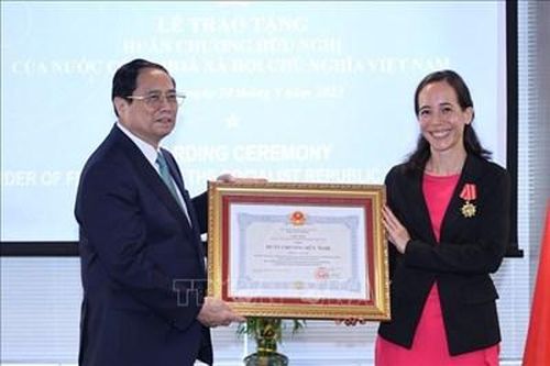 Thủ tướng Phạm Minh Chính tiếp Giám đốc Chiến lược Chương trình Liên minh toàn cầu về vaccine và tiêm chủng