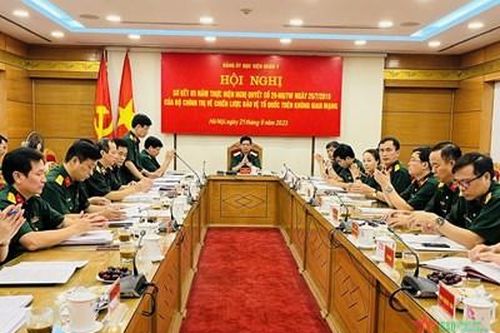Học viện Quân y: Sơ kết 5 năm thực hiện Nghị quyết số 29-NQ/TW của Bộ Chính trị về Chiến lược bảo vệ Tổ quốc trên không gian mạng