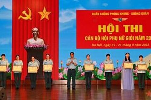 Nhiều kinh nghiệm hay từ Hội thi cán bộ Hội phụ nữ giỏi Quân chủng Phòng không-Không quân
