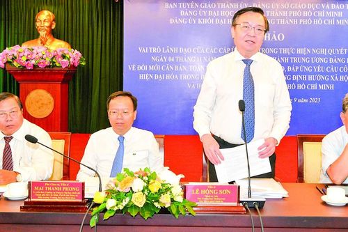 Thúc đẩy đổi mới giáo dục tại TPHCM một cách căn bản, toàn diện