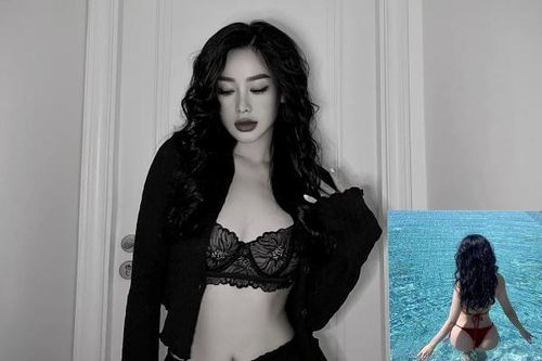 Bạn gái trung vệ Việt kiều lộ 'siêu vòng 3' quyến rũ