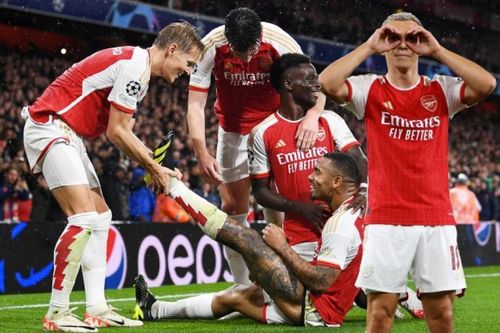 Chùm ảnh: Arsenal 'vùi dập' PSV sau 6 năm trở lại Champions League