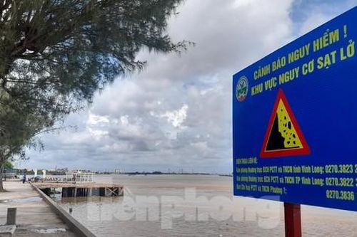 Tăng thêm gần 500 tỷ đồng cho 1 dự án kè chống sạt lở tại Vĩnh Long