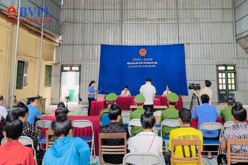 VKSND huyện Điện Biên phối hợp tổ chức phiên tòa xét xử lưu động và tuyên truyền pháp luật về ma túy