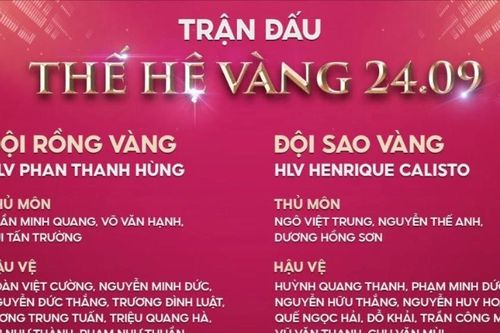 Công Vinh, Quang Hải so tài trong trận đấu giao hữu từ thiện 'Thế hệ vàng'; Cristiano Ronaldo làm nên điều chưa từng có trong lịch sử bóng đá