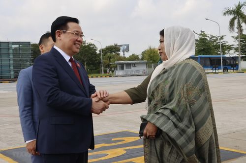 Hình ảnh Chủ tịch Quốc hội lên đường thăm Bangladesh và Bulgaria