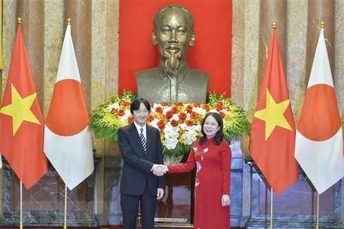 Phó Chủ tịch nước hội kiến Hoàng Thái tử và Công nương Nhật Bản