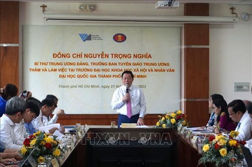 Tạo đột phá về chất lượng đào tạo, nghiên cứu lĩnh vực Khoa học Xã hội và Nhân văn