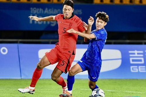 Thua đậm Hàn Quốc, Olympic Thái Lan bị dồn vào thế chân tường