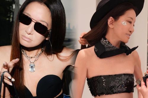 'Nữ hoàng váy cưới' Vera Wang chuộng mặc gợi cảm, phô bày hình thể ở tuổi U80