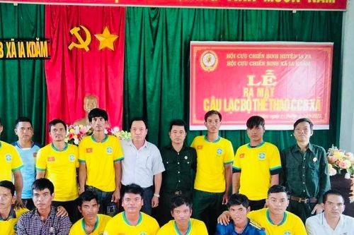 Ra mắt Câu lạc bộ thể thao Cựu chiến binh xã Ia Kdăm
