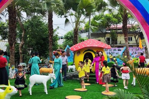 Khánh thành công trình giáo dục thể chất Trường Mầm non Bình Minh