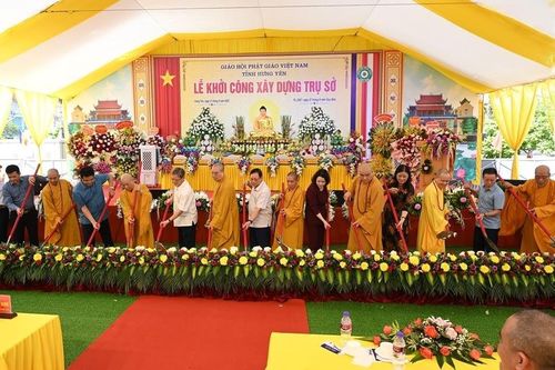Hưng Yên: Lễ khởi công xây dựng Trụ sở Ban Trị sự GHPGVN tỉnh