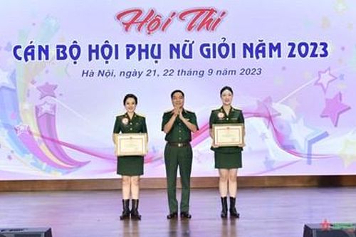 Hội thi Cán bộ Hội phụ nữ giỏi năm 2023 Cơ quan Tổng cục Chính trị thành công tốt đẹp