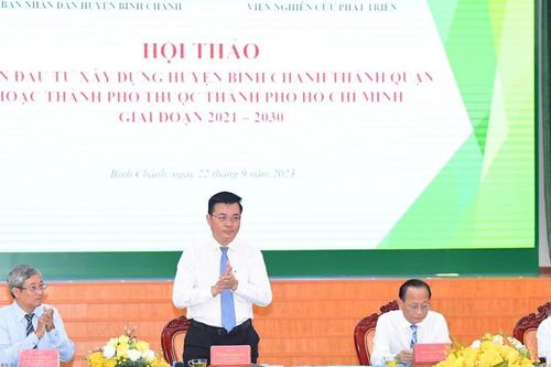 Huyện Bình Chánh hướng đến 'đô thị phức hợp', trung tâm dịch vụ đô thị cấp vùng