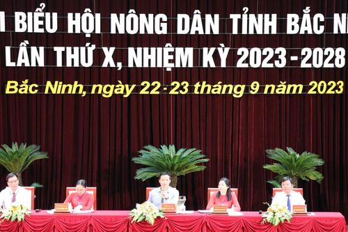 Bắc Ninh gặp gỡ đại biểu dự Đại hội Hội nông dân tỉnh