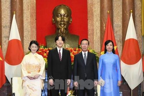 Hoàng Thái tử Nhật Bản tiếp kiến Chủ tịch nước Võ Văn Thưởng