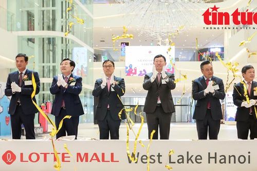 Khai trương tổ hợp thương mại lớn nhất của Lotte ở Việt Nam