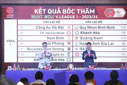 Lễ bốc thăm, xếp lịch thi đấu các giải bóng đá chuyên nghiệp quốc gia