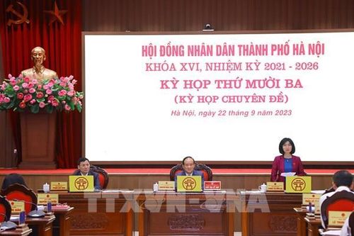 HĐND thành phố Hà Nội: Bổ sung Danh mục các dự án thu hồi đất năm 2023