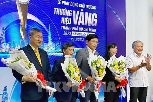 Phát động giải thưởng Thương hiệu Vàng Tp. Hồ Chí Minh