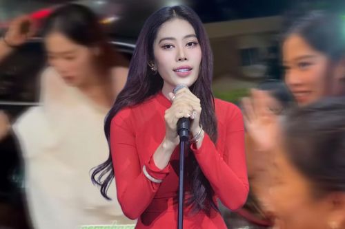 Một nhân vật đặc biệt luôn có mặt 'hộ tống' Nam Em vào sân khấu mỗi khi đi diễn