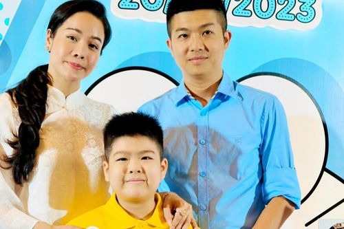 Nhật Kim Anh hội ngộ chồng cũ trong tiệc sinh nhật của quý tử