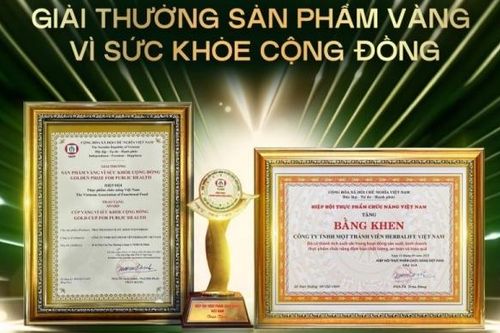Herbalife Việt Nam đạt giải thưởng 'Sản phẩm vàng vì sức khỏe cộng đồng năm 2023'