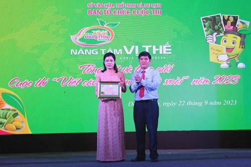 Bài ký 'Mùa trái đợi' đạt giải Nhất Cuộc thi viết câu chuyện hay về xoài năm 2023