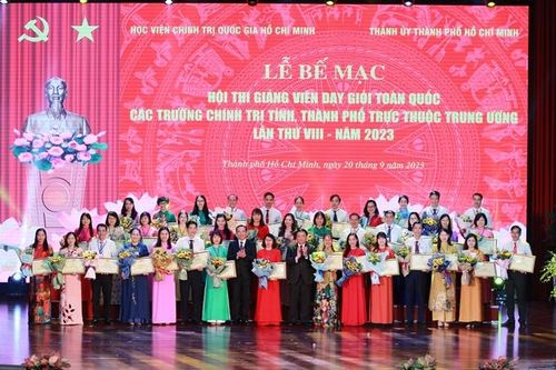 2 giảng viên Trường Chính trị Đồng Tháp đạt giải tại Hội thi Giảng viên dạy giỏi toàn quốc các trường chính trị tỉnh, thành phố trực thuộc Trung ương