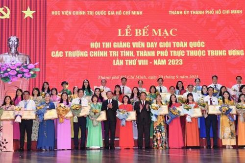 Trường Chính trị tỉnh Khánh Hòa đạt thành tích cao tại Hội thi Giảng viên dạy giỏi toàn quốc