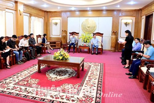 Chủ tịch UBND tỉnh Nguyễn Văn Sơn làm việc với Công ty cổ phần Bất động sản Việt – Nhật