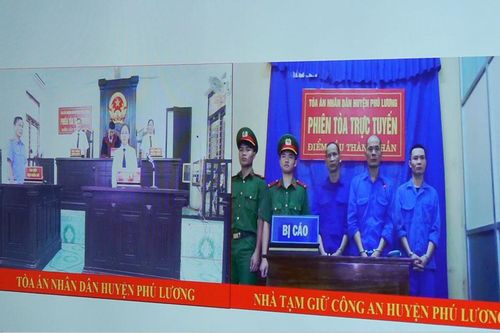 Tòa án nhân dân huyện Phú Lương: Xét xử trực tuyến 3 vụ án về ma túy