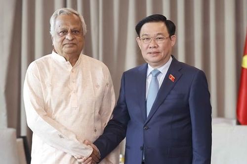 Chủ tịch Quốc hội Vương Đình Huệ tiếp lãnh đạo các chính đảng Bangladesh