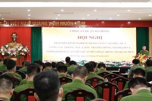 Quyết tâm trấn áp tội phạm hoạt động tín dụng đen trên địa bàn Thủ đô