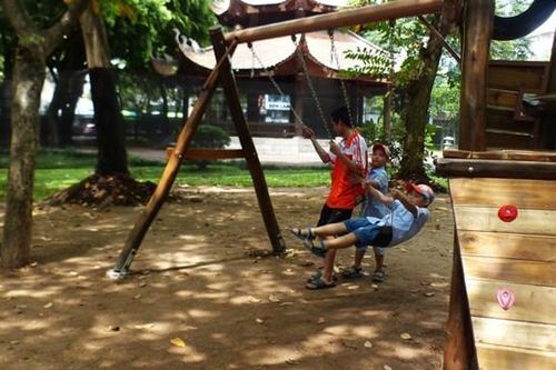 Khánh thành sân chơi 'Sự tích Thánh Gióng'