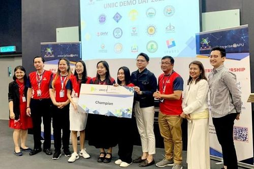 Dự án của ĐH Hùng Vương TP. HCM giành giải Quán quân tại cuộc thi khởi nghiệp Malaysia