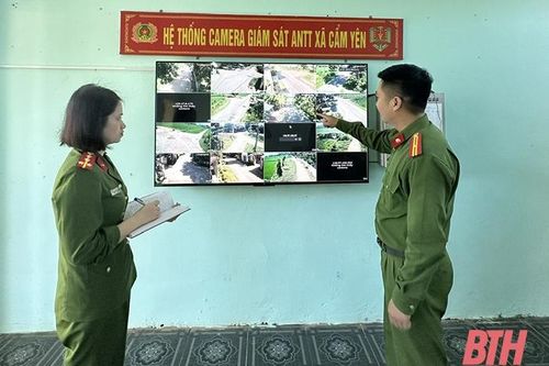 Camera an ninh trật tự tại xã miền núi