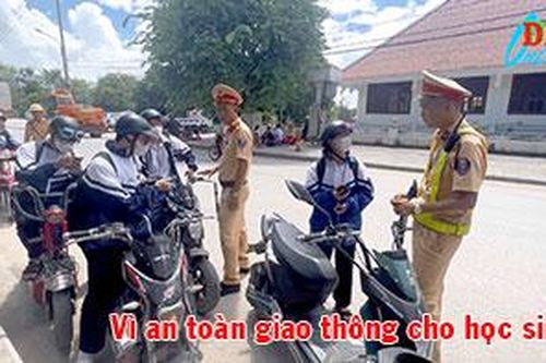 Vì an toàn giao thông cho học sinh