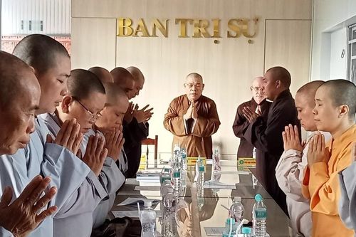 Bình Thuận: Ban Trị sự GHPGVN TX.La Gi họp triển khai Phật sự
