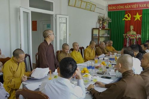 Đắk Nông: Lãnh đạo Sở Nội vụ, các cơ quan hữu quan làm việc với Ban Trị sự Phật giáo tỉnh